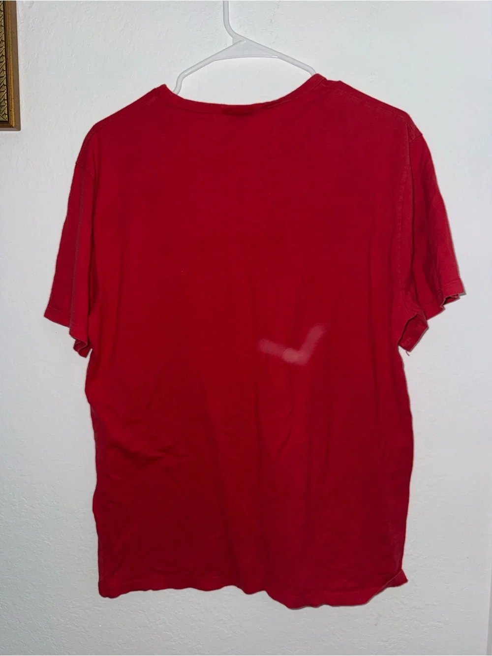 Champion Men’s Red Logo Short Sleeve Tee - Picture 3 of 3